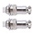 2PCS Aviation Connector Zinc Alloy Male Female Aviation Connector Plug Socket 20mm AC DC 250V