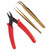 Electric Plier with Elbow and Pointed Tweezer Corrosion Magnetic Resistance Electronic Repair Kit