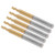 5Pcs 3Flute Flat End Milling Cutter Round Shank TiPlated Accessories 3.175 x 2 x 5 x 40