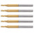 5Pcs 3Flute Flat End Milling Cutter Round Shank TiPlated Accessories 3.175 x 2 x 5 x 40