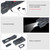 Wire Tracker Portable Multifunctional RJ11 RJ45 Cable Tester Telephone & Network Line Finder with Headphone Jack LED Light for Network Maintenance