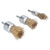 9Pcs Wire Wheel Drill Bits with Rod for Electric Grinder Polishing Grinding Brush