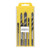 Drill Bit Cemented Carbide Single Double Flute Hole Drilling Tool Set Kit for Tile Glass7Pcs Set
