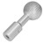 Spherical Wood Carving Burr Wear Resistant 10mm Woodworking Rotary File for 100 Angle Grinder Silver