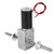 Worm Speed Reduction Motor Double Right Handed Coaxial M8 Shaft 2480 Gear Motor with Flange 24V(Speed Reduction Rate 670 )