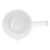 Water Ladle Plastic Short Handle for Agricultural Garden Bath Kitchen Pour Vegetables White
