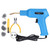 50W Hot Stapler Automotive Plastic Repair Machine Car Bumper Plastic Repair Welder Kit with 4 Types Nails Blue EU Plug 220-240V