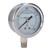 Vacuum Pressure Gauge Shockproof Radial Stainless Steel for Industrial Household 1/4in NPT 0~0.16Mpa