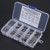 150PCS 9 Sizes Hex Socket Cap Head Screws Assortment Set with Plastic Box #2‑56 UNC