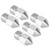 5pcs Stainless Steel Nozzle Extruder Print Head Three Dimensional Printer Accessory1.75/0.4mm