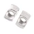 T Slot Hammer Head Nut Nickel Plated Carbon Steel Fastener For Aluminum Profile (EU40 M8*19.5*10)