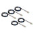 5PCS Approach Sensor M12 X 1 Non Embedded IP65 Waterproof PNP Inductive Proximity Switch 6‑30VDC