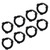 10Pcs Headlight Bulb Base Easy Installation Corrosion Resistant Sturdy Durable Headlight Base Adapter
