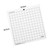 Bisofice Cutting Machine Special Pad 12 Inch Measuring Grid Replacement Transparent PP Material Adhesive Mat With Clear Film Cover for Silhouette Cameo Plotter Machine