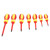 7Pcs Screwdriver Insulated Shank Magnetic Screw Driver Chrome Vanadium Steel Repair Tools