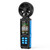 Handheld High Accuracy Anemometer Double Bearing 8-blade Fan Digital Anemometer LCD Backlit Color Display Wind Speed Meter Six Measurement Modes with Data Hold and Low Battery Indication Function