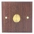 Dimmer Switch with Brass Knob Black Walnut Wood Rotary Dimming Switch for Home Light 200‑250V