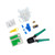 Network Cable Pliers Crystal Head Crimper Wire Crimping Tester Tool with Stripper 9V Battery