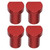 4PCS Woodworking Desktop Limit Blocks Multifunctional Workbench Peg Brake Stops 20mm Diameter Red