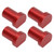 4PCS Woodworking Desktop Limit Blocks Multifunctional Workbench Peg Brake Stops 20mm Diameter Red
