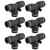 10pcs Pneumatic Tube Fitting Durable PVC Stable Sealing Corrosion Resistance Compressor Accessories10mm