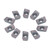 10 Pcs Woodworking Turning Insert Lathe Carbide Finishing Blades Coated CNC Milling Cutters