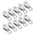 10Pcs Single Pulley Block Crane Stainless Steel Wire Rope Lifting Hook Hanging Towing WheelM15
