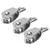 10Pcs Single Pulley Block Crane Stainless Steel Wire Rope Lifting Hook Hanging Towing WheelM15
