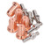 10Pcs Electrode Nozzle Copper Plasma Cutter Consumables for PT‑60 Plasma Cutting Torch