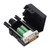 5 Sets DB9 RS232 Male Adapter Serial Port Device PP Connector with Mounting Fasteners