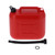 Jerry Can ABS Plastic Portable Gas Canister Military Style Oil Tank Industrial Supply 10L Red