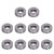 10PCS Plane Thrust Ball Bearings High Accuracy Detachable Miniature Axial Metal Bearing Kit51101