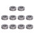 10PCS Plane Thrust Ball Bearings High Accuracy Detachable Miniature Axial Metal Bearing Kit51101