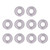 10PCS Plane Thrust Ball Bearings High Accuracy Detachable Miniature Axial Metal Bearing Kit51101