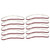 10PCS Sanding Belt Aluminium Oxide Sandpaper Sander Abrasive Band Strap 533 x 9mm (600#)