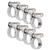 20Pcs Hose Clamp Stainless Steel Rustproof Anticorrosion Sturdy Hose Clip for Motor Vehicles Petrochemicals13-19mm