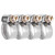 20Pcs Hose Clamp Stainless Steel Rustproof Anticorrosion Sturdy Hose Clip for Motor Vehicles Petrochemicals13-19mm