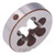 G5/8in Round Threading Die Alloy Steel Cylindrical Pipe Thread Repair Tool with 6 Chip Holes