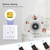 Tuya WIFI Intelligent Curtain Module Louver Switch Electric Motorized Curtain Roller Shutter Control Switch APP Remote Controls Compatible with Alexa and  Assistant for Voice Control Gateways Needed