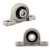 1pcs 8mm KP08 bearing shaft support Spherical roller mounted bearings pillow block housing