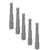 5Pcs Socket Bit Magnetic Chrome Vanadium Steel Hex Screw Nuts Repair Tool Set 65x1/4x7.0