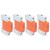 4Pcs 1P Surge Protective Device DIN Rail Mounting SPD House Arrester Protector AC 420V RMU1‑C60Imax：60kA