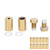 12 Pcs Sign Holders Screw Stainless Steel Advertising Nails 16x30mm Mounting Glass Hardware for Home Decoration