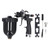 Automotive Paint Gun Kit Car Body Repair Air Spray 1.3mm Nozzle for Touch Up Primer Top Coat