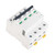Miniature Circuit Breaker PA66 Flame Retardant Housing 4P Automatic Circuit Breaker for Commercial Building AC 400V 25A