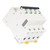 Miniature Circuit Breaker PA66 Flame Retardant Housing 4P Automatic Circuit Breaker for Commercial Building AC 400V 25A