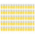 100Pcs Banana Socket 4mm ABS Nickel Plated Brass Material Good Performance Electrical Connections ToolsYellow