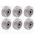 16Pcs 3D Printer Polycarbonate Pulley Transparent Rustproof Robust Bearing Pulley Wheel for Anet E16