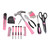 39 Pcs Household Tool Kit Pink Portable Hand Toolbox Hammer Screwdriver Wrench Repair Maintenance Tool Set for Girl