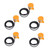 5PCS Cylindrical Proximity Switch NPN Normally Open Distance Approach Sensor 6‑36VDC 300mA